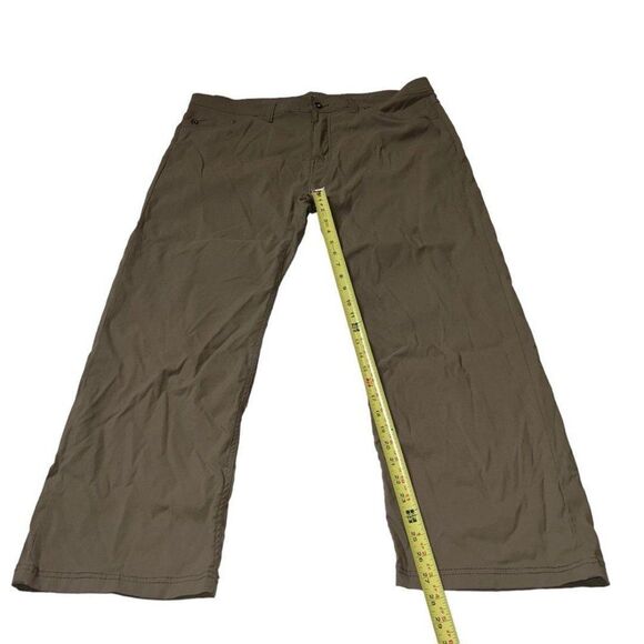 prAna Brion Hiking Men’s Pants In Mud Color Size 40WX30L Green - Picture 6 of 12